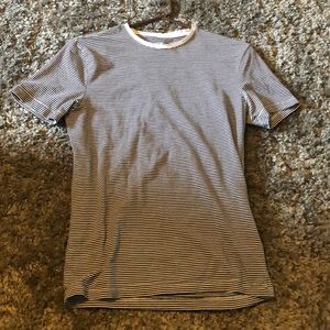 Black and white striped tee